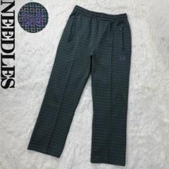 美品♡Needles ニードルス パピヨン ロゴ チェック トラックパンツ