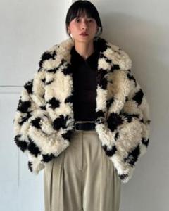 即日発送　CLANE Cow Boa Blouson サイズ1 CLANE - 牛柄ボアブルゾン - COW BOA BLOUSON | ADDICT WEB SHOP