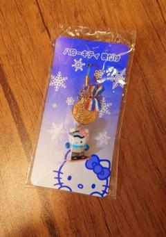 ご当地キティ　根付けストラップ　冬期限定　スノーボード　2種 Yahoo!オークション -「(冬 雪 スノー)」(ハローキティ) (は行