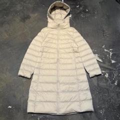 【美品】ユニクロ　ウルトラライトダウン ロング　ベージュ　XL 美品【UNIQLO】ウルトラライトダウンジャケット ロングコート XL