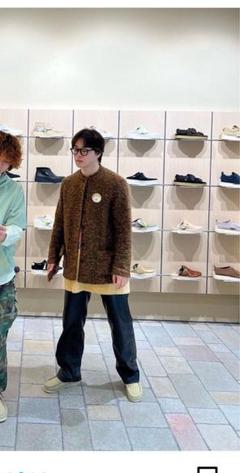 ポーカーズあつむ着用　ブラックロングコート adidas ボアロングコート | 日本体育大学キャンパスグッズ