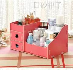 収納ボックス DIY アクセサリーケース 引き出し 卓上収納 木製 女の子 三