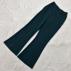 CLASSICAL ELF フレアパンツ ダークグリーン M オシャレ