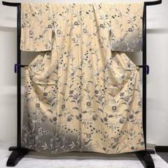 唐花模様　麻の葉　青海波　藤の花　付け下げ　着物　031t
