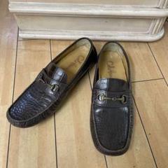 COLE HAAN ビット クロコ ローファーモカシン