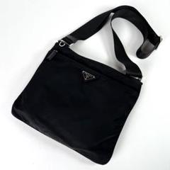 PRADA プラダ ショルダーバッグ サコッシュ 三角ロゴ ナイロン ブラック