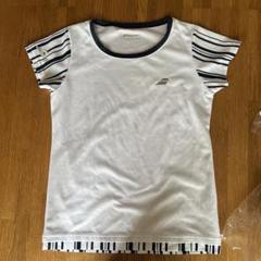 Babolar ストライプデザイン 半袖テニスTシャツ