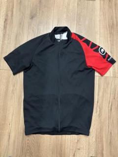 【新品】アソス赤 半袖 サイクルジャージ 24時間以内/匿名発送】アソス メンズ 半袖 サイクルジャージ S