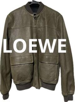 期間限定値下げ⭐︎LOEWE ロエベ レザー 切替 ブルゾン ジャケット 期間限定値下げ⭐︎LOEWE ロエベ レザー 切替 ブルゾン ジャケット