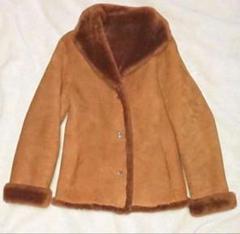 BURBERRY LONDON ムートン ジャケット ブラウン 40サイズ 羊革 BURBERRY LONDON ムートン ジャケット ブラウン 40サイズ 羊革