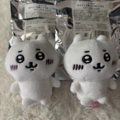 ちいかわワクワクゆうえんち　なかよし手乗りぷちぬいぐるみ　ちいかわ2個　ノベ