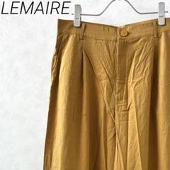 LEMAIRE ワイドパンツ スラックス ポケット付き シンプル 大きめ 薄手
