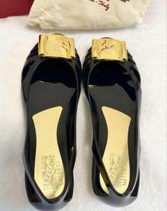 極美品✨Ferragamo/ラバーシューズ/レインシューズ/22.5cm 極美品✨Ferragamo/ラバーシューズ/レインシューズ/22.5cm