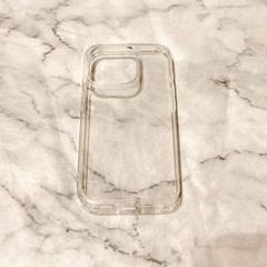 ★ iPhone15Pro用 クリア ワイヤレス充電対応 ストラップホール付き