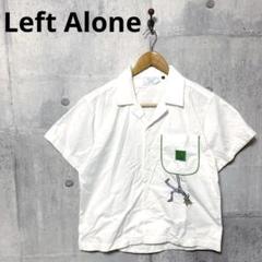 Left Alone レフトアローン メンズ ショート丈半袖オープンカラーシャツ