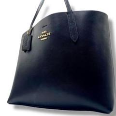 A4可 極美品 COACH レザー PVC トートバッグ カモフラージュ 肩掛け 美品】A4可 COACH コーチ リバーシブル トートバッグ レザー×PVC