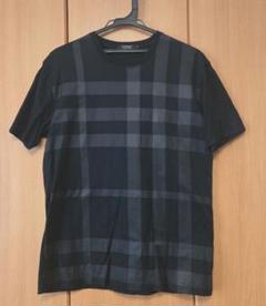 試着のみ　BURBERRY 半袖Tシャツ ブラック チェック柄 BURBERRY バーバリー 24SS Check Print Cotton T チェック
