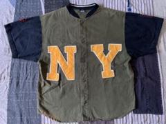 90s XXL NEGRO LEAGUES vtg ベースボールシャツ フェルト