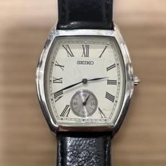 SEIKO アナログ時計 ホワイトダイヤル　ジャンク品 ジャンク SEIKO ホワイトダイヤル レザー時計 - メルカリ
