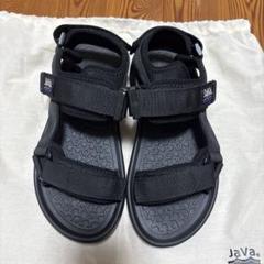 JaVa ブラックサンダル ベルクロストラップ