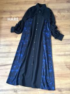 HARE シアーガラキリカエワンピース　オケージョン　ドレス　モード