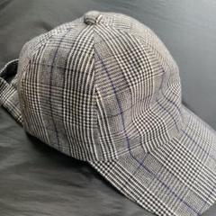 チェック柄 無印良品　キャップ　男女兼用