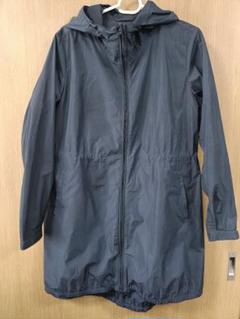 ユニクロ レインウェア フード 撥水加工 M アウトドア カッパ 雨具 黒