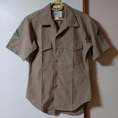(1897) USMC 海兵隊 ミリタリー系 米軍 半袖 シャツ 中古(難あり)のサムネイル