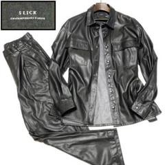 SLICK スリック セットアップ フェイクレザー オーバーサイズ SLICK スリック セットアップ フェイクレザー オーバーサイズ