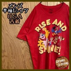 ケロッグ トニー 虎 コーンフレーク Tシャツ レッド USA古着 90s 半袖