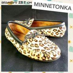 ♡MINNETONKA♡ヒョウ柄モカシン フルレオパードモック ハラコ素材
