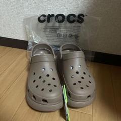 【新品未使用タグ付き】クロックス クラッシュクロッグ ラテ 26cm