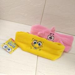 【新品/未使用/タグ付き】スポンジ・ボブ&パトリック ヘアバンド 2個セットのサムネイル