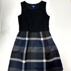 【美品】生田絵梨花コラボ　ブルーレーベル　ワンピース　ノバチェック
