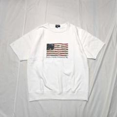 数量は多い  POLO JEANS】希少90s星条旗柄・半袖スウェット ホワイト - メルカリ トップス