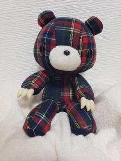 グルーミー　チェック柄ぬいぐるみ