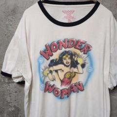 【レア物】ビンテージ　Wonder Womanリンガー Tシャツ 2XLサイズ