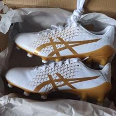 喜ばれる誕生日プレゼント ASICS MENACE メルカリ - 6 US ホワイト/ピュアゴールド 4 シューズ