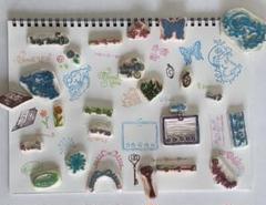 【USED】消しゴムはんこ　25個セット 【ハンドメイド】