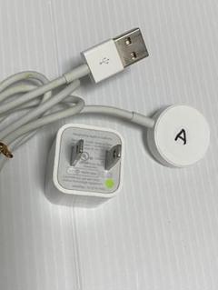 Ａ: 【純正】Apple watch磁気充電ケーブル(USB-A)➕アダプター