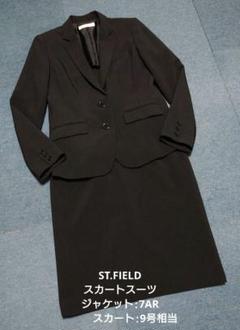 ST.FIELD セントフィールド テーラードジャケット ブラック 15号 ST.FIELD (セントフィールド) ウォッシャブル ストレッチ