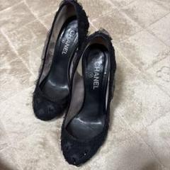 M3917 良品 CHANEL シャネル ココマーク パンプス 40 ブラック M3917 良品 CHANEL シャネル ココマーク パンプス 40 ブラック