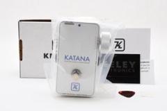 【KTN】自作カタナ・クリーンブースト/Mシルバー/ギブソンスピードノブver Katana Clean Boost Throwback White Edition - Keeley