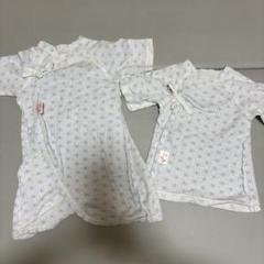 赤ちゃんの城　￼短肌着コンビ肌着2点セット