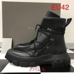 新品 EU42 RICK OWENS ヘキサグラム レースアップハイキングブーツ