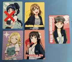 Aqours Club出張所キャラカード　4枚