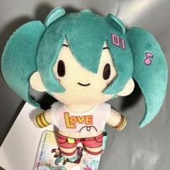 初音ミク　ぬいぐるみ　キーホルダー　ストラップ　10周年　マスコット 初音ミク」たち3人のキーチェーンマスコットがセガプライズに再