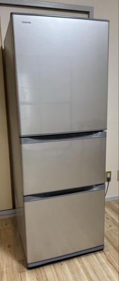 東芝 冷蔵庫 GR-R33S(S) 330L 2020年製 家電 Ap2017 ☆TOSHIBA/東芝/330L冷蔵庫/2020年式/GR-R33S/№7434☆