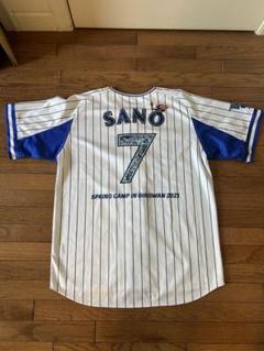 激レア！ベイスターズ　佐野選手　2021宜野湾限定ホームユニフォーム　サイズL 激レア！ベイスターズ 佐野選手 2021宜野湾限定ホーム
