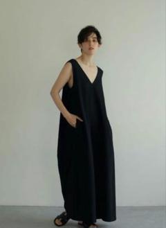 ETRE TOKYO バックドレープテントオールインワン BLACK Sサイズ